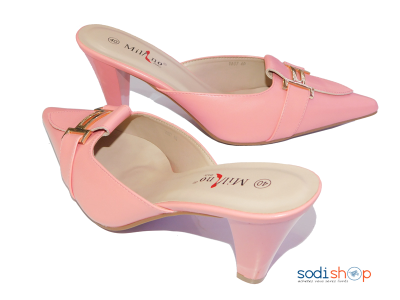 escarpins daim beige