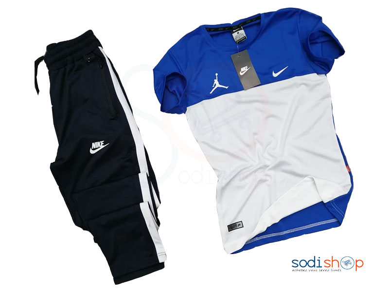 ensemble nike bleu jordan