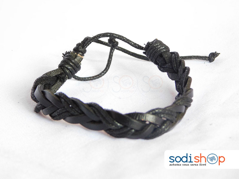 bracelet en corde tressée