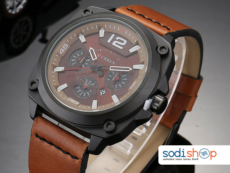 Montre curren homme prix tunisie outlet