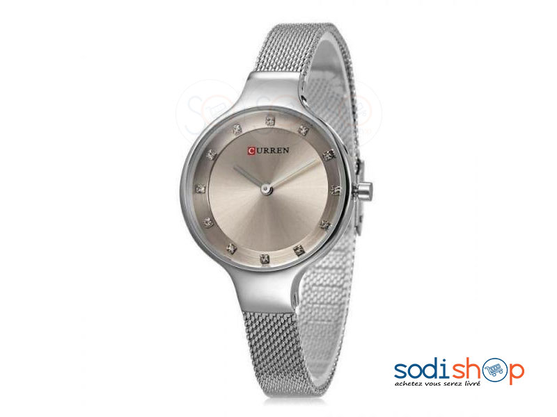 Montre Pour Femme Marque Curren C9008 En Acier DIA00169