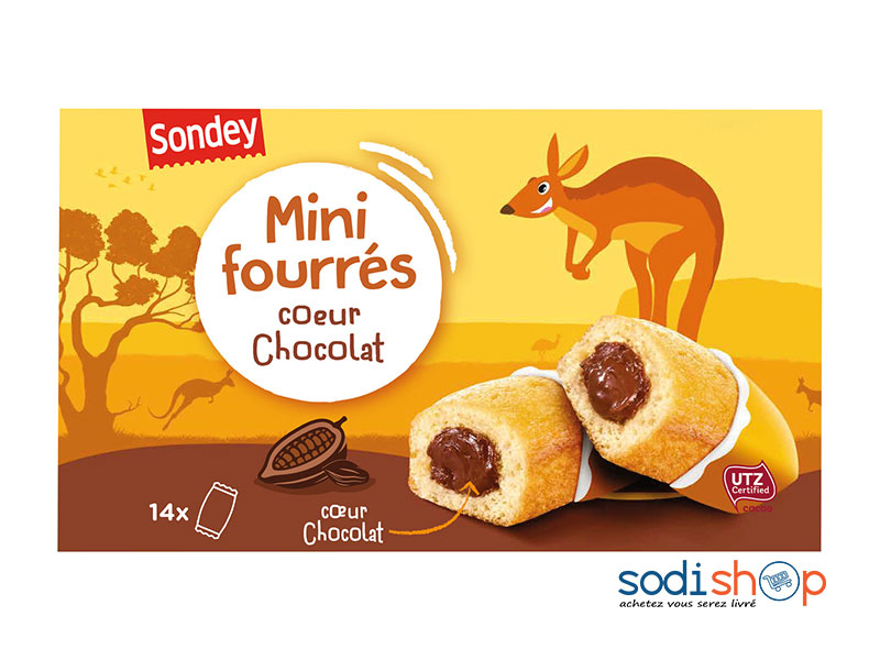 Biscuit Delicieux Au Cœur En Chocolat Sondey At00 Sodishop
