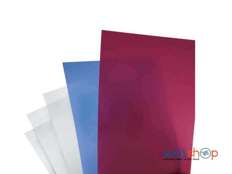 Couvertures Transparentes en Plastique, Format A4, Pour Reliure de