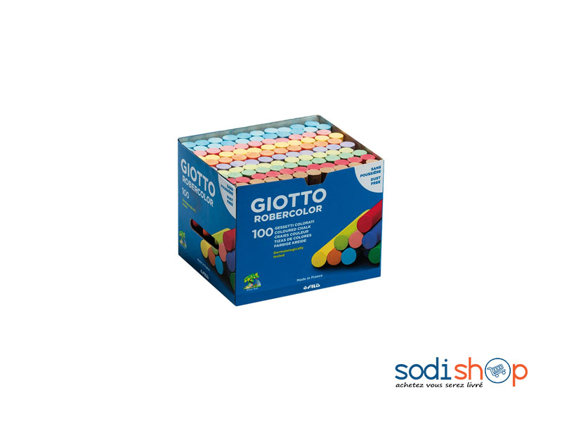 Boite De Craie En Couleur Marque Giotto Robercolor Lb0091 Sodishop