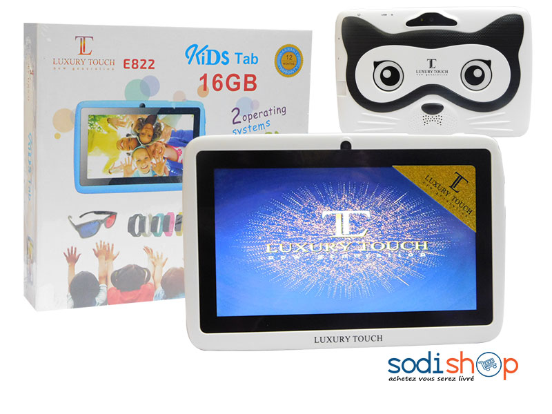 Tablette Educative Kids Tab Luxury Touch E822 Pour Enfant Double
