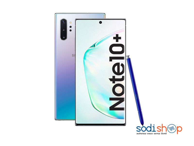 Samsung Galaxy Note 10+ Dual SIM avec Stylet S Pen - 256Go 12Go
