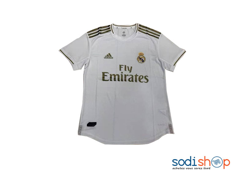 Maillot Real Madrid Saison 2019-2020 Domicile Couleur Blanche SodiShop