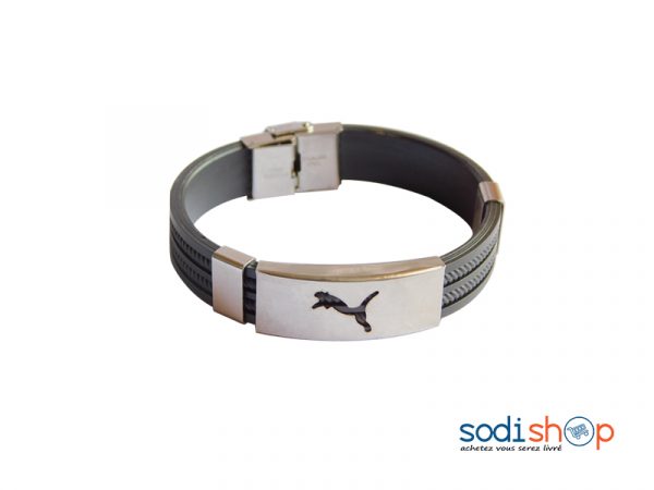 Bracelet Puma Joli Design Haute Qualité - Couleur Noir SODI00 ...