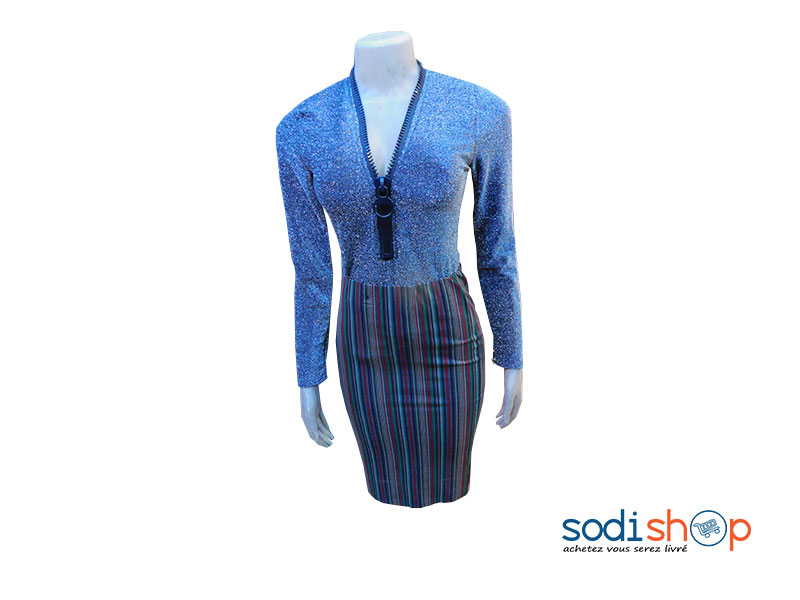 mini robe manche longue