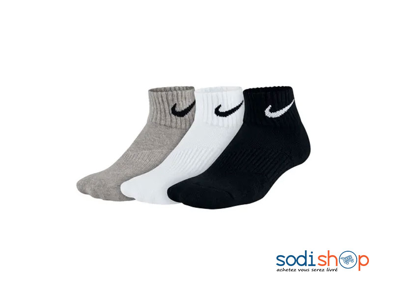 Interpretación actualizar Nombrar Chaussette Nike 100% Coton - 3 Paires Type Socquette Joli Design SODI00 -  SodiShop