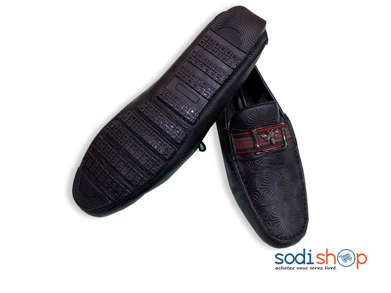 mocassin gucci homme rouge