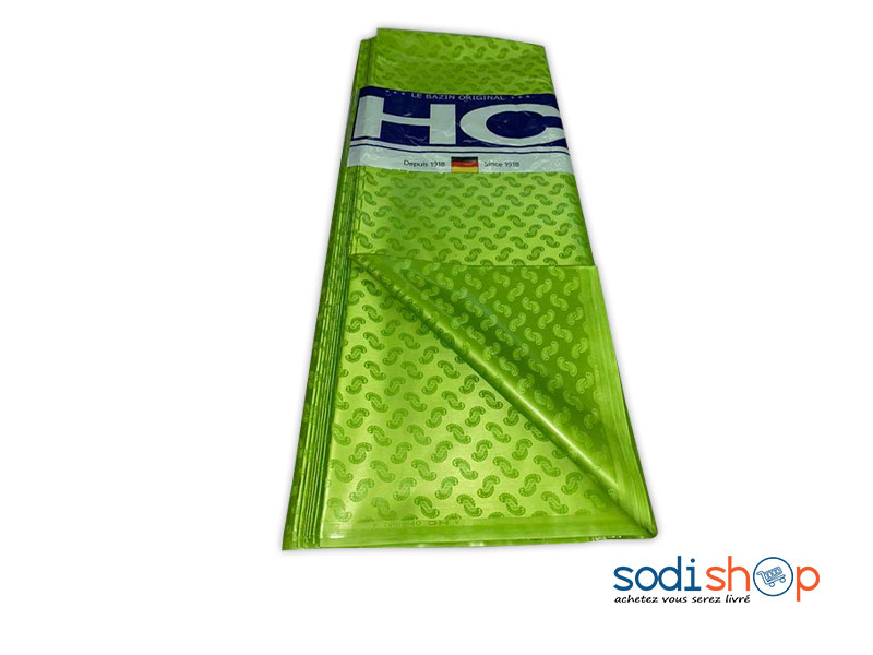 Bazin Riche Getzner Hc Couleur Vert Citron 1 Metre Ab00132 Sodishop