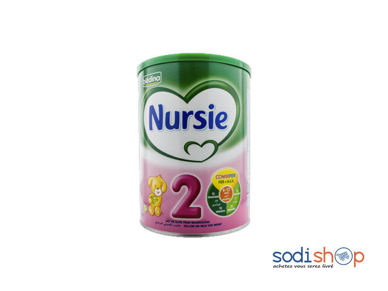 Lait En Poudre Pour Enfant Nursie 2 Bledina 13 Vitamines 6 A 12 Mois 900g Sf Sodishop