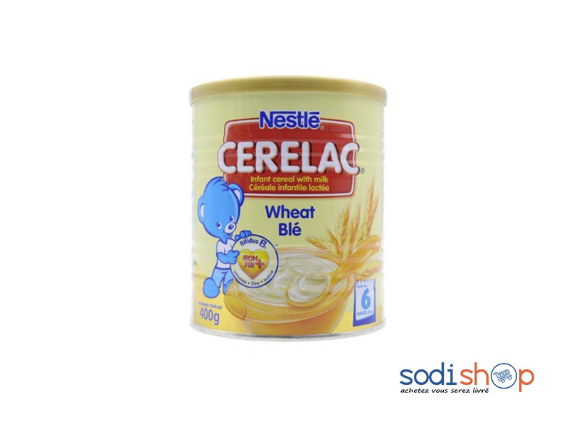 Nestle Cerelac Ble Wheat 400g Pour Enfant Des 6 Mois Sf Sodishop