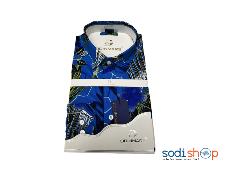 Chemise Soleil Manches Longues Kastel Denmark - Imprimé œuf De Robin Avec Ceinture