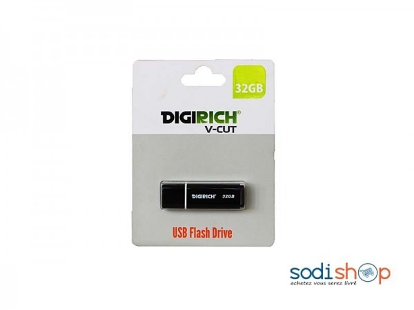 Clé USB DIGIRICh V-Cut 32Go USB Flash Drive MM00137 - SodiShop