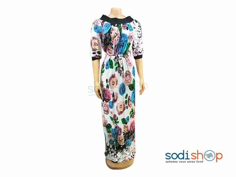 robe avec manche trois quart