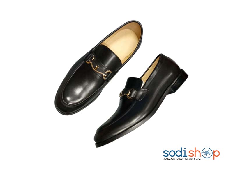 Chaussures de Luxe - Soulier Noir Conception Elégante Pour Homme