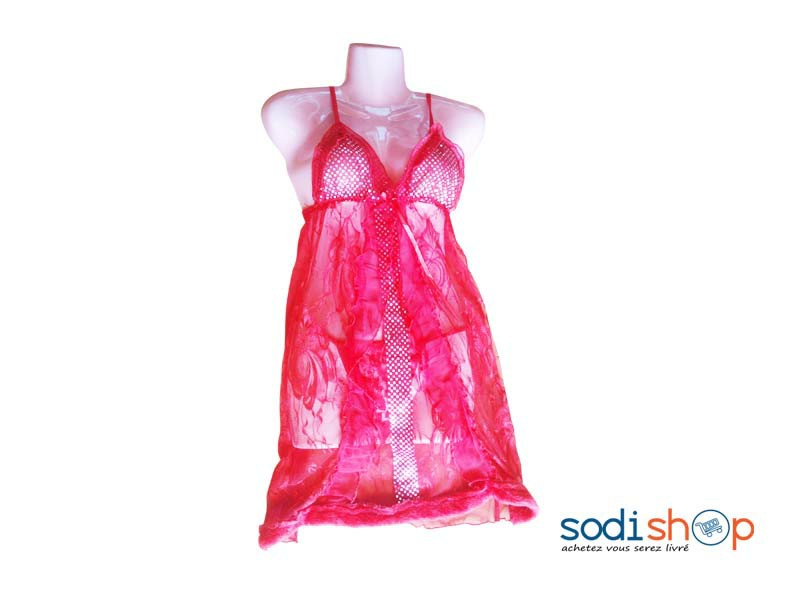 robe de nuit rouge