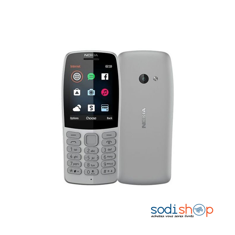 Nokia 210 Téléphone Portable Dual SIM - Camera Radio FM 1020mAh AC0095 -  Sodishop