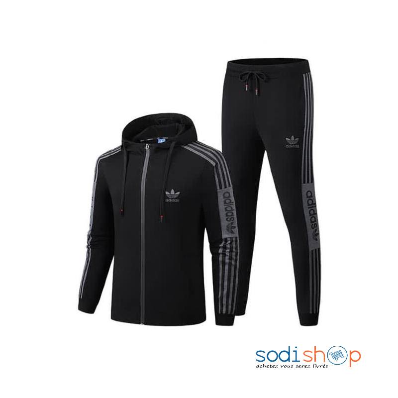 Sweat à Capuche + Pantalon Adidas - Ensemble Sport Survêtements