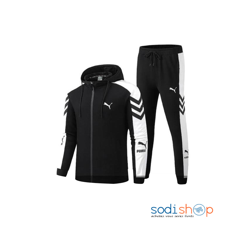 Sweat à Capuche + Pantalon Adidas - Ensemble Sport Survêtements Noir WA0021  - Sodishop