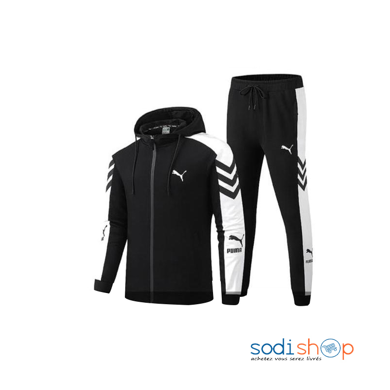 Survêtement sport sweat à capuche et pantalon