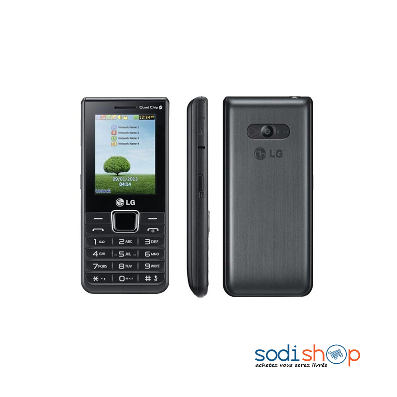 LG A395 - Téléphone Portable 4 Cartes SIM 128Mo Bluetooth Radio FM AC0095 -  Sodishop