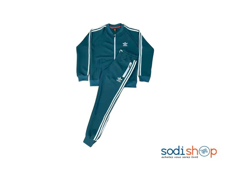 veste adidas bleu turquoise