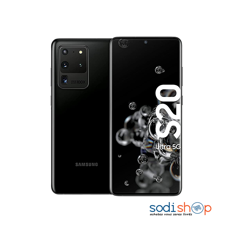 Samsung Galaxy S20 Ultra 5G 108MP - Smartphone 6.9’’ 128Go 12Go Ram Téléphone Portable AC0095