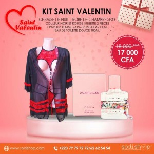 Kit Saint Valentin Pour Femme Idée de Cadeau Sodi00 - Sodishop