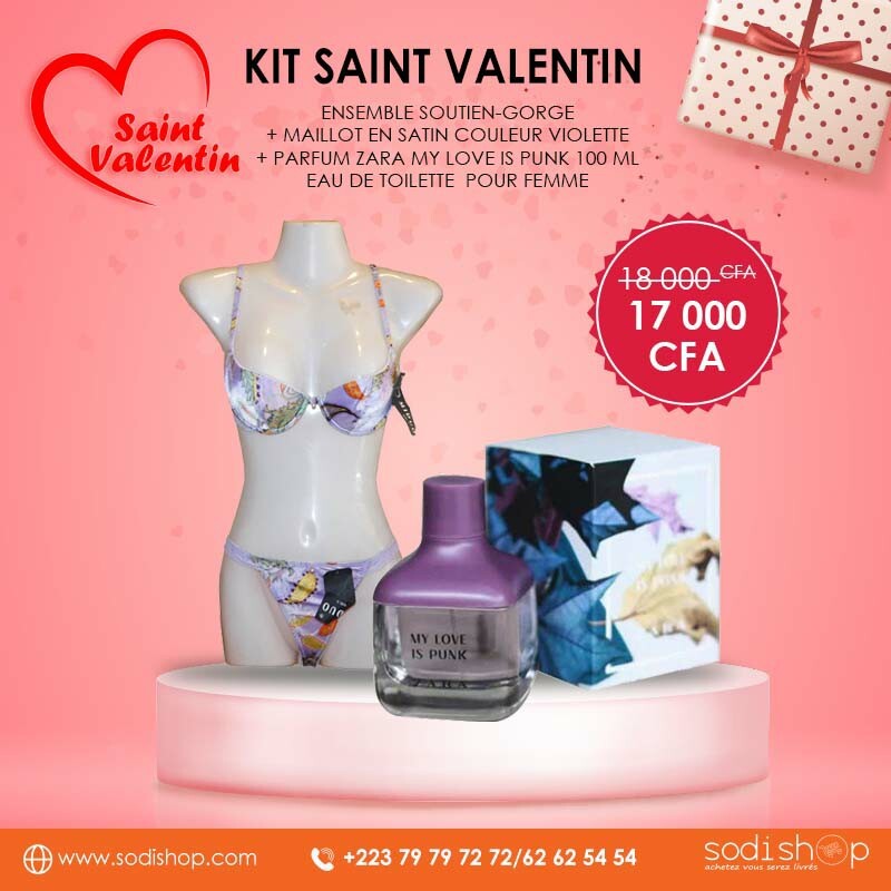 Kit Saint Valentin Pour Femme Idée de Cadeau Sodi00 - Sodishop
