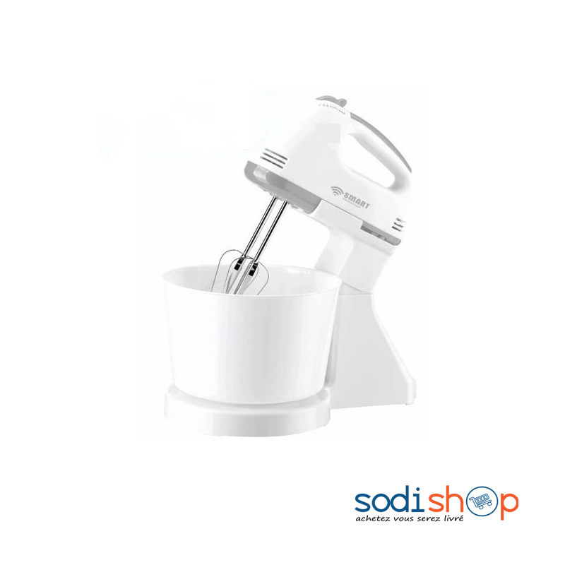 Mixeur Electrique Batteur Sur Socle Smart STPE-312 - Stand Mixer Puissance  200 watts ST00158 - Sodishop