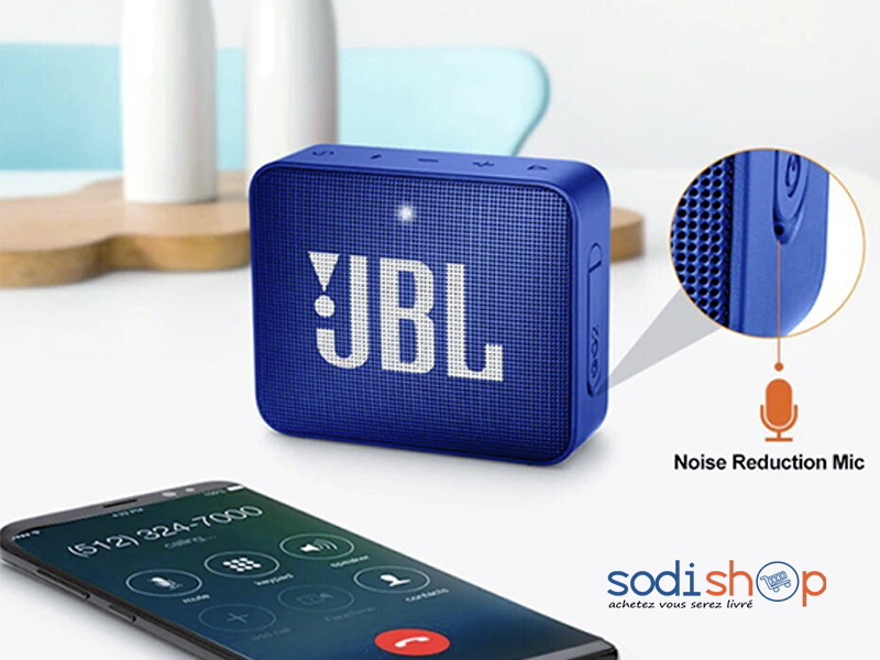 JBL Go 2 Original Mini Enceinte Bluetooth Portable - Ultra Chic Couleur  Bleu MAH00170 - Sodishop