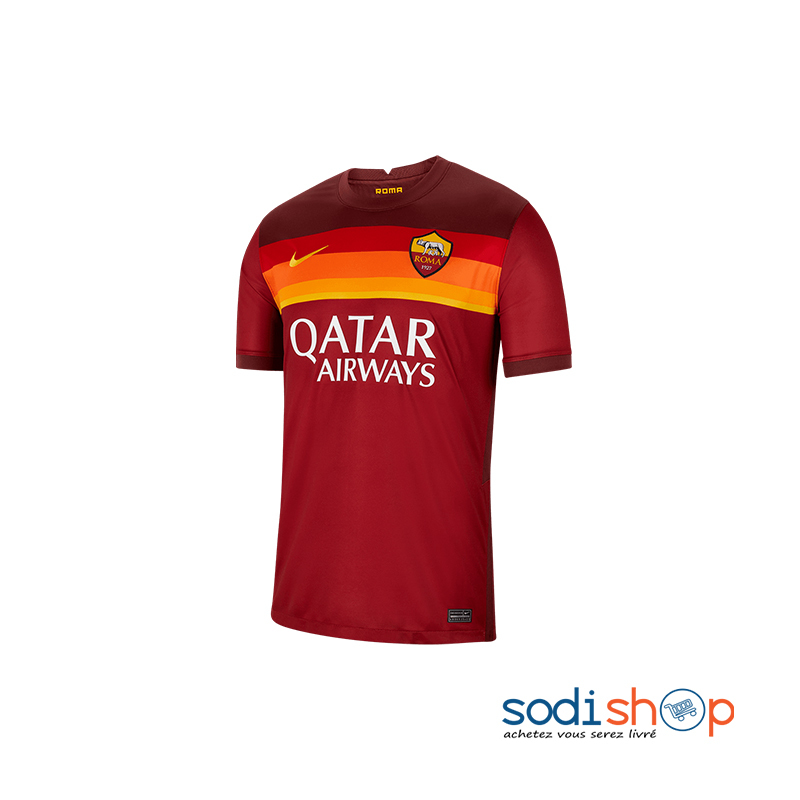 Maillot Officiel AS Roma - Tenue Domicile 2020-2021 BK0096