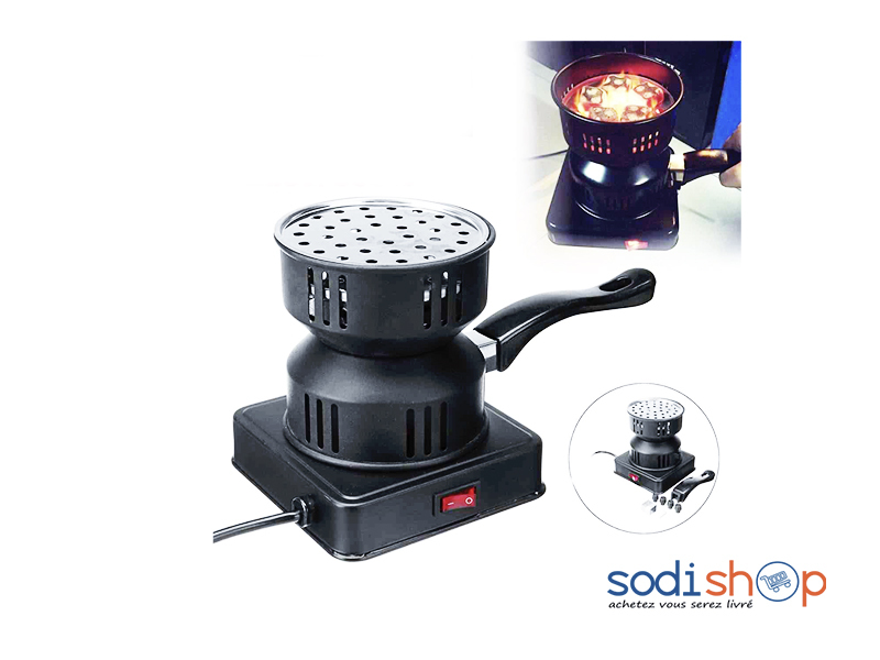 Mini Poêle Electrique à Charbon - Cuisinière Pour Camping LB0060