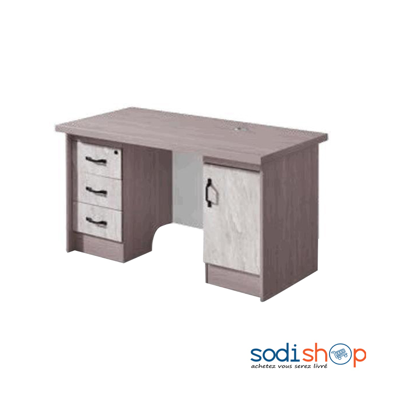 Mobilier de Bureau en Bois Massif Bureau de Travail GM00138 - Sodishop