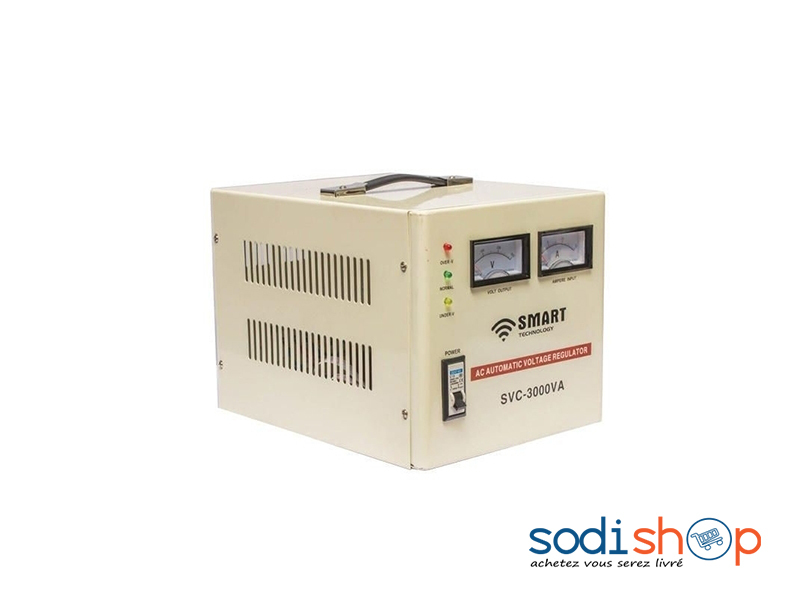 Stabilisateur de Tension Smart 3000 VA - Régulateur Automatique ST00158 -  Sodishop