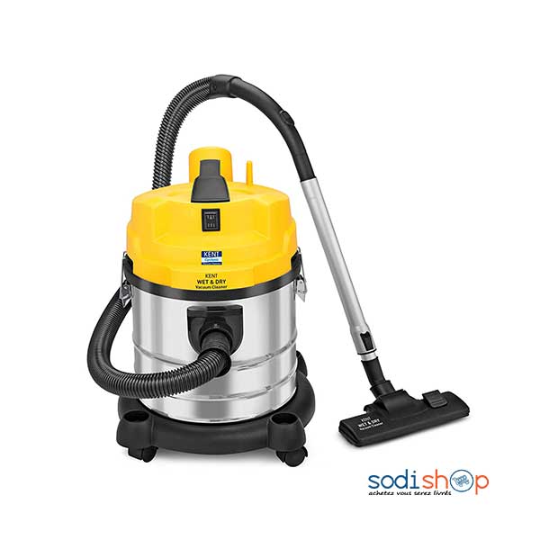 Aspirateur Kent Ultra Puissant 1200 watts - Pour Eau et Poussière Vacuum Cleaner Wet & Dry KT00166