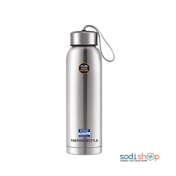 SUPKIT Petit thermos à café en acier inoxydable, sans BPA, bouteille d'eau  isotherme pour boissons chaudes et boissons froides, parfait pour le vélo,  le camping, le bureau, la voiture ou les voyages 