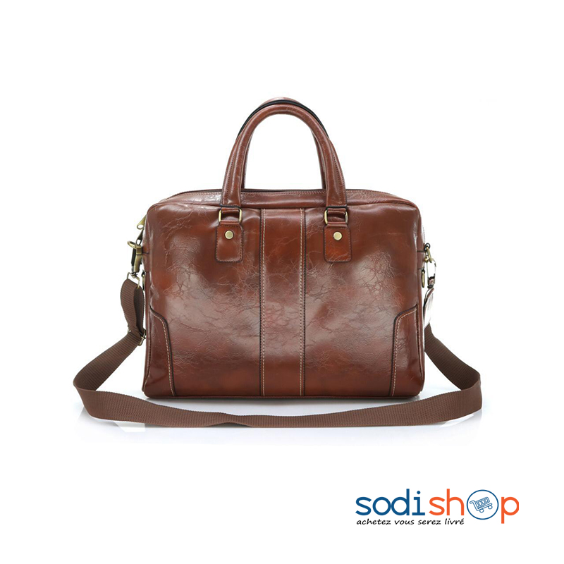 Sac Pour Ordinateur Portable - Porte-Documents en Simili Cuir