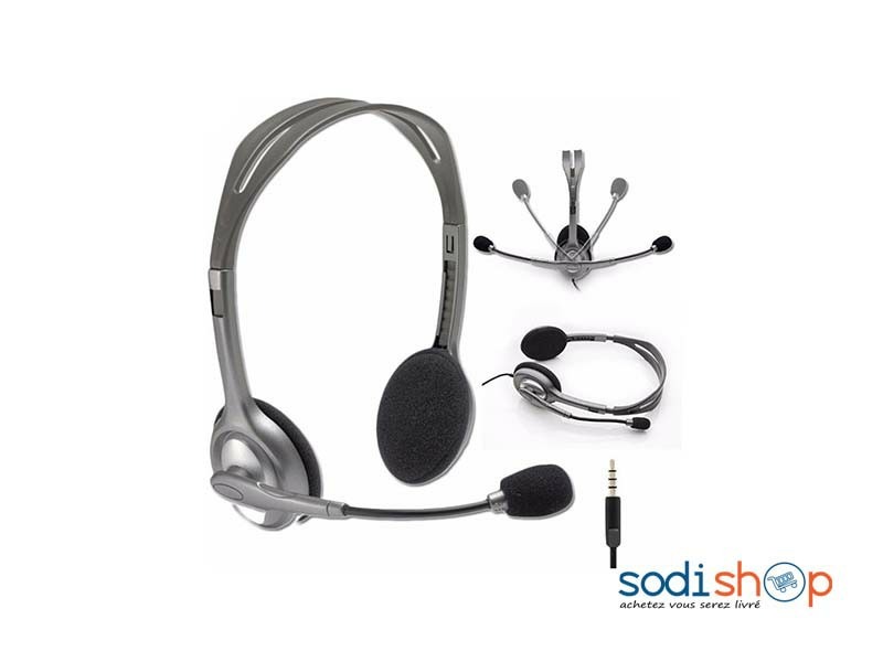 Casque Logitech Professionnel H111 Micro et Casque DUB0101 - Sodishop