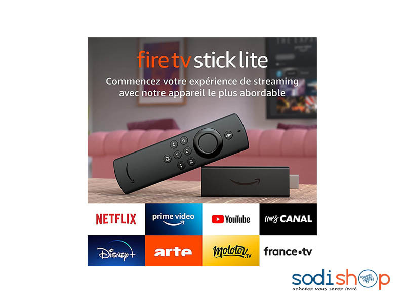 Fire TV Stick Lite avec télécommande vocale Alexa – Votre