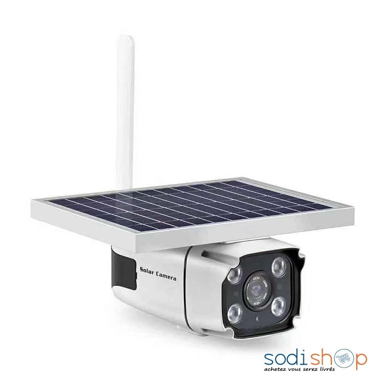 Caméra Solaire Wi-Fi Sans Fil HD Infrarouge Avec Carte SIM Réseau 4G  DUB0101 - Sodishop