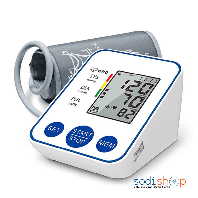 Tensiomètre à Bras avec Ecran LCD Automatique - Digital BP Monitor Arm  Style Mesure de la Tension Artérielle MAH00170 - Sodishop