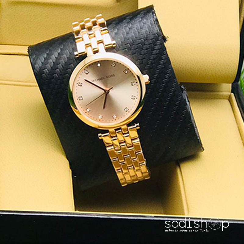 Michael Kors Montre de Luxe Pour Couleur Or DIA00169 - SodiShop