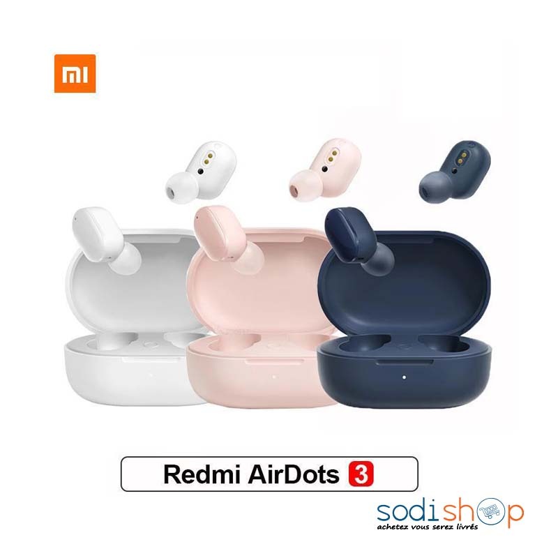 Ecouteurs Redmi AirDots Pro 3 - Oreillettes Bluetooth Sans Fil Etanche  MAH00170 - Sodishop