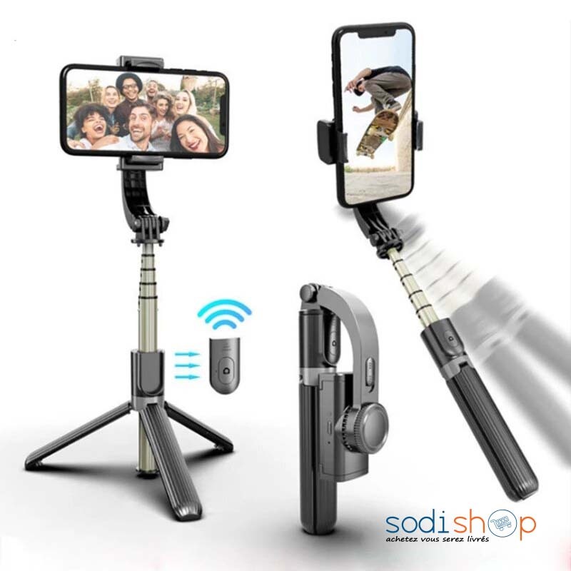 Canne à Selfie Flexible Mini Trépied Gimbal Stabilizer L08 - Support  Bluetooth Pour Smartpthone MAH00170 - Sodishop