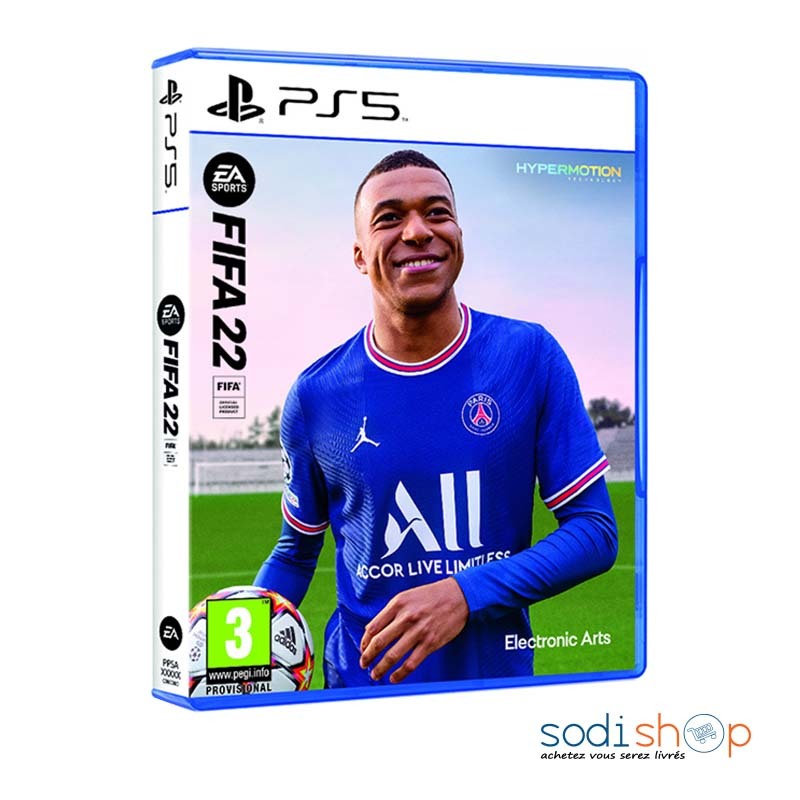 FIFA 22 PlayStation 5 - Jeu Vidéo sur Console PS5 DUB0101 - Sodishop