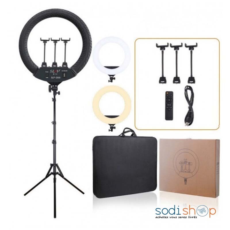 Anneau lumineux LED Light SLP-G63 (55cm) Anneau lumineux vidéo et photo - MAH00170